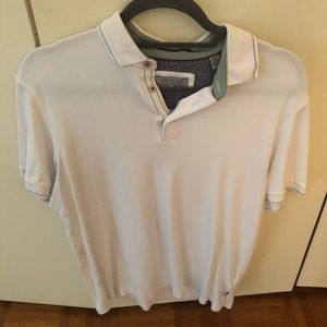 Ted Baker L White Mens Polo Short